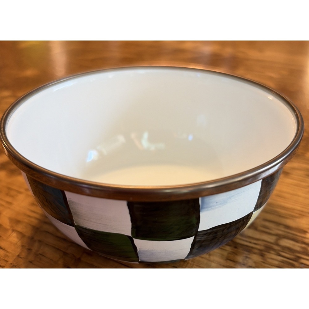 Mackenzie Childs Courtly Check 4.5" Pinch Bowl